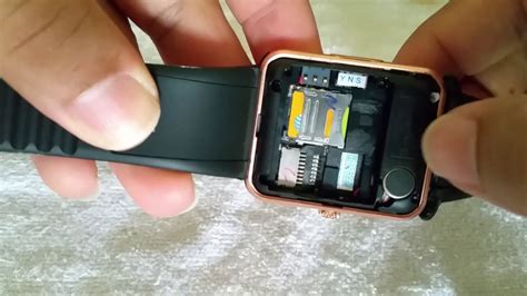 Installing Sim Card and microsd card for Gt08 smartwatch